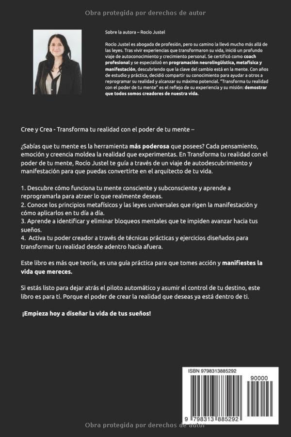 Libro DIGITAL Cree y Crea - Transforma tu realidad con el poder de tu mente